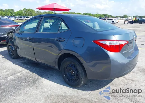 2015 Toyota Corolla Le из США, поврежденный, VIN 5YFBURHE0FP283354